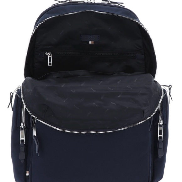 BOSS Men's Navy Backpack - Picture 3 of 4